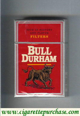 Bull Durham red cigarettes Rich in History and Flavor Filters